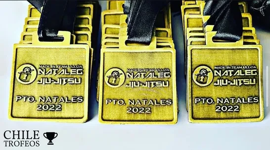 Medallas Jiu Jitsu competencia 2022 doradas